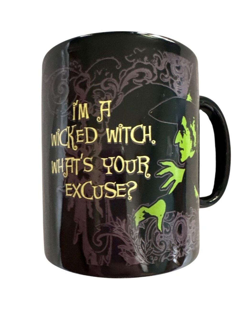 Wizard Of Oz Wicked Witch Black Ceramic Mug 12oz Microwave & Dishwasher Safe
